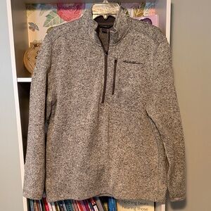 Eddie Bauer quarter zip sweater pullover